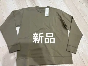 새상품 천축 크루 니트 베이지 L 사이즈 4990엔