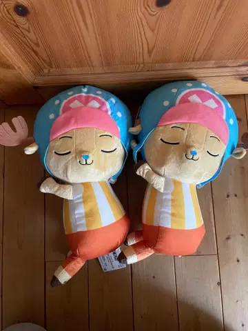 원피스 메챠모후굿토 오야스미 봉제 인형 초파 2세트