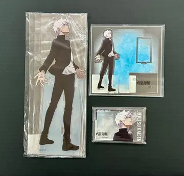 주술회전 고죠 사토루 아크릴 스탠드 아크릴 메가 피규어 아크릴 블록