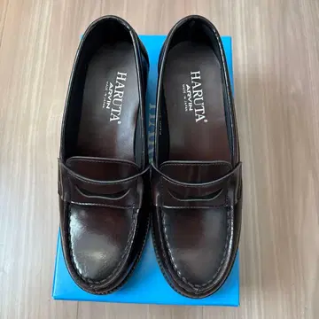 HARUTA 브라운 로퍼 약 5cm 힐