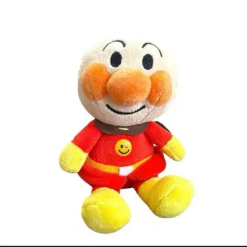 호빵맨 치비 봉제 인형 망토 앉은