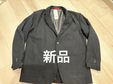 새상품 코듀로이 다크 그레이 테일러드 자켓 L 사이즈 7990엔