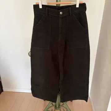 45R의 따뜻한 와이드 팬츠