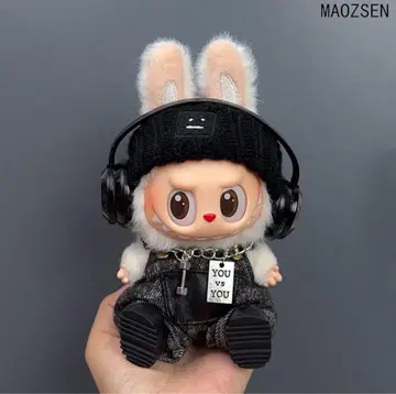 러브브 옷 갈아입기 의류 5세트 데님 블랙 헤드폰 살로펫