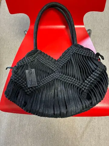 Trenta Sei 마크라메 뜨기 가방 천연 가죽 택 새상품급