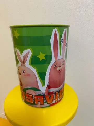 레트로 우사비치 캔 더스트 박스 스틸제