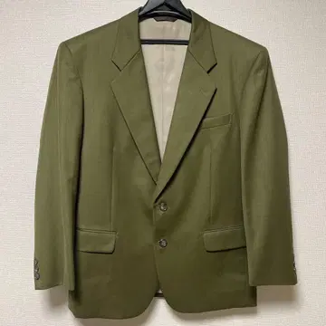 올리브 그린 싱글 자켓
