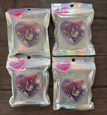 GIRA 데코 아이돌 하트 캔뱃지 사에구사 이바라 앙스타 하트 캔뱃지