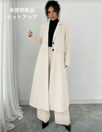 새상품 셋업 롱 자켓 팬츠 오피스 코스프레