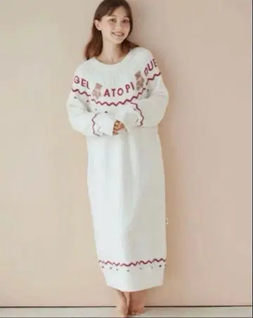 젤라또피케 노르딕 무늬 원피스