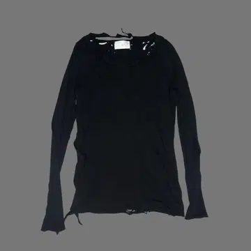 Vintage clashed black cut sew