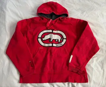레어 90s ECKO 에코 빅 로고 자수 풀오버 후드티 구제 의류