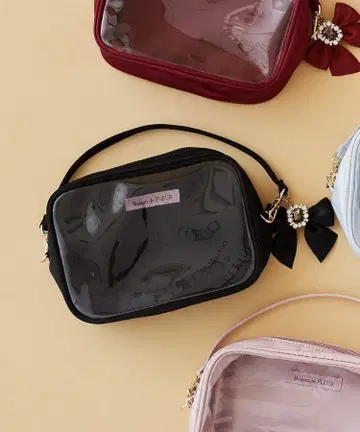 메종 드 플뢰르 클리어 파우치 M