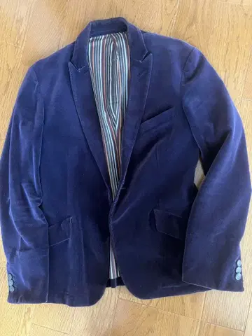 PPFM 네이비 스웨이드 테일러드 자켓 M 사이즈 폴스미스풍