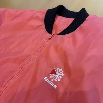 리복 보머 자켓 나일론 자켓 블루종