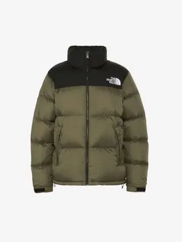 THE NORTH FACE 눕시 올리브 그린 다운 자켓