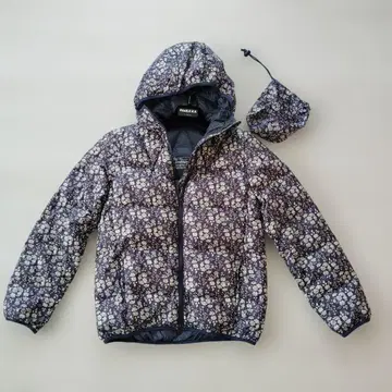 허그아워 리버티 카펠 패턴 다운 자켓