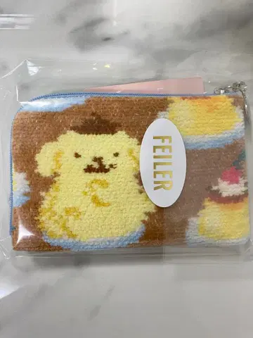 FEILER 폼폼푸딩 플랫 파우치 미개봉 새상품 당일 발송