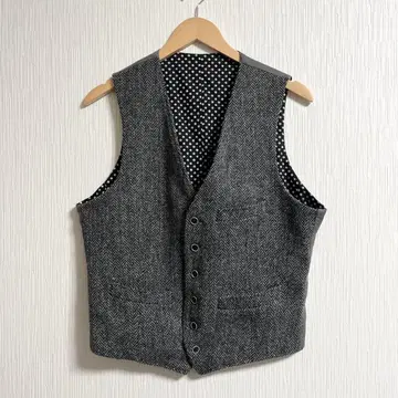 새상품급 수트 컴퍼니 해리스 트위드 헤링본 베스트