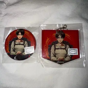 진격의 거인 캬라움카페 엘렌 캔뱃지 아크릴 키링