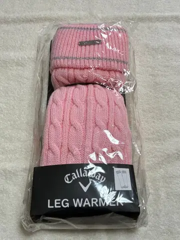 캘러웨이 레그 워머 옅은 핑크