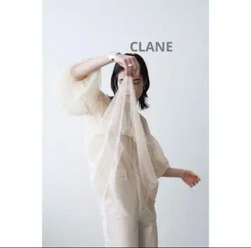 CLANE/클라네/SHEER TULLE BALLOON SLEEVE