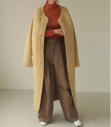 [ 새상품급 ] TODAYFUL 퀼팅 니트 코트 사이즈 38