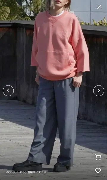 로얄 CREW/BANKS 루즈 실루엣 가슴 원 포인트 맨투맨 트레이닝복