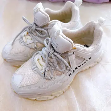 XEXYMIX 화이트 여성용 스니커즈