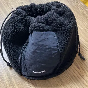 새상품급 topologie 리버서블 버킷 보아 복조리 백 블랙