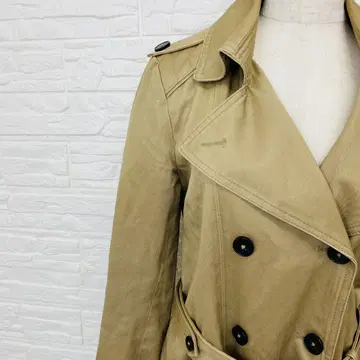 COMPTOIR DES COTONNIERS 베이지 트렌치코트 사이즈 7