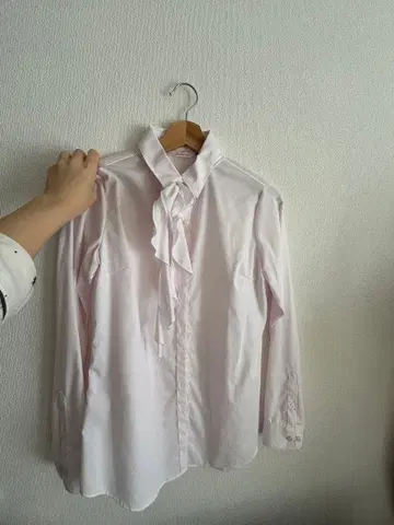 Precious 핑크 블라우스 리본 포함