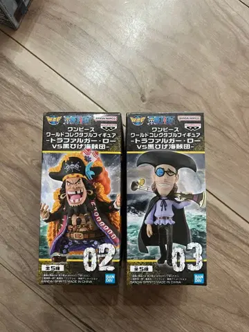 원피스 월드 컬렉터블 피규어 로 vs 검은 수염 티치 세트