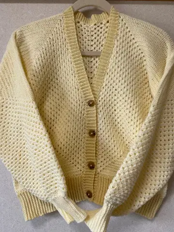 헥사곤.그래니 니트 가디건