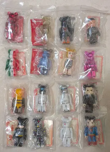 [ 시리즈 21 16종 세트 ] 베어브릭 내부 가방 미개봉, 카드 포함