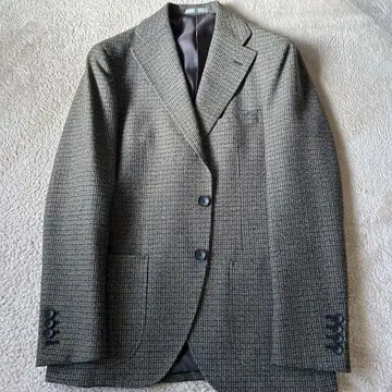 정장 셀렉트 체크 무늬 비즈니스 자켓