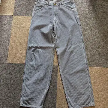 Lee 스트라이프 와이드 팬츠