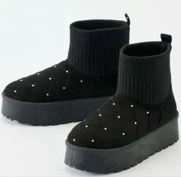 새상품 츠지 노조미 통굽 부츠 시마무라 Ange Carme 부츠 S