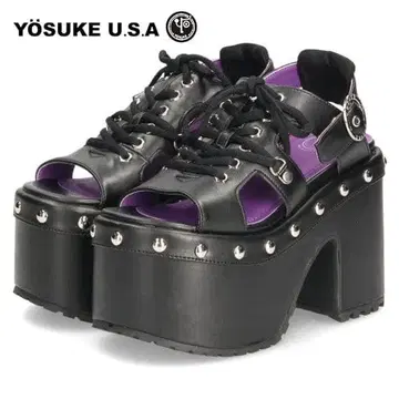 요스케 통굽 백 스트랩 샌들