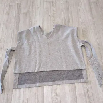 Gypsophila 그레이 V넥 니트 베스트