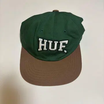 HUF 야구 모자 그린/브라운