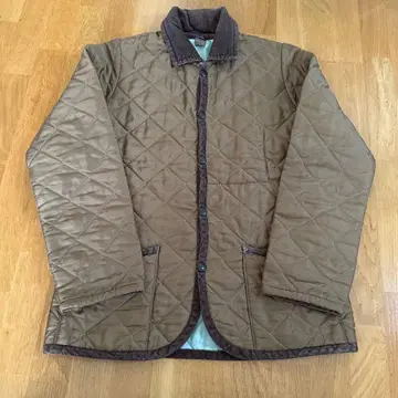 LAVENHAM 퀼팅 자켓 브라운