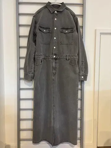 MICA&DEAL 데님 셔츠 원피스