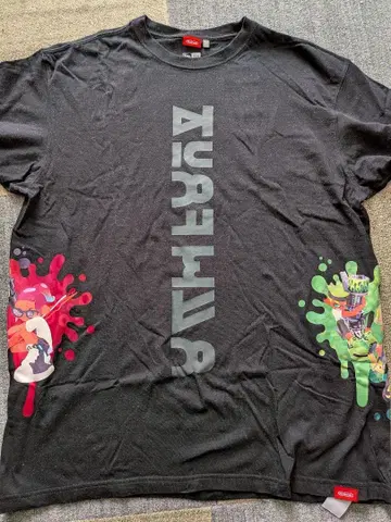 닌텐도 스프라툰 XL 티셔츠 블랙 가격 인하 가능