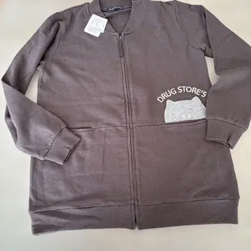 드럭 스토어즈 맨투맨 블루종 차콜 그레이 3 미사용