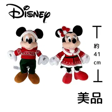 Disney 미키 미니 봉제 인형 페어 세트 약 41cm