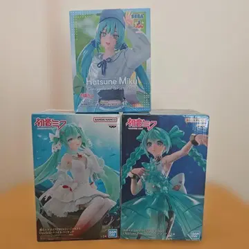 하츠네 미쿠 피규어 3체 세트