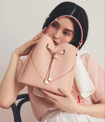 VIS [ 2WAY ] 하트컷 백