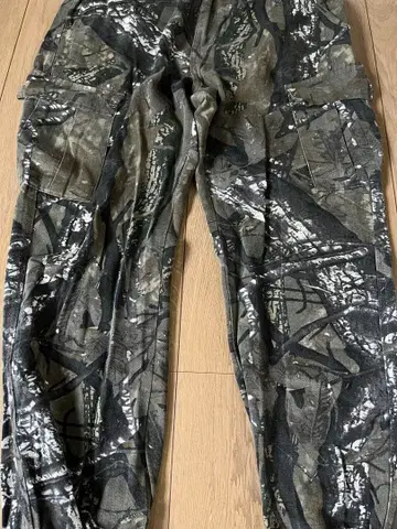 구제 의류 남성용 MMK UNION 카모플라쥬 카고 팬츠