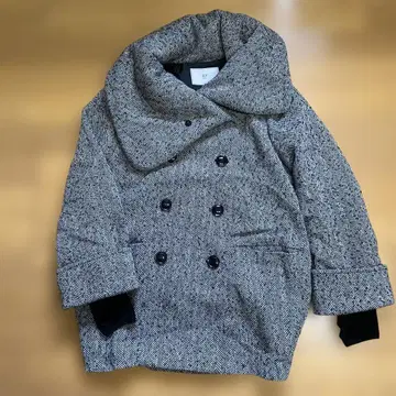 슬라이 네프 트위드 헤링본 코쿤 코트